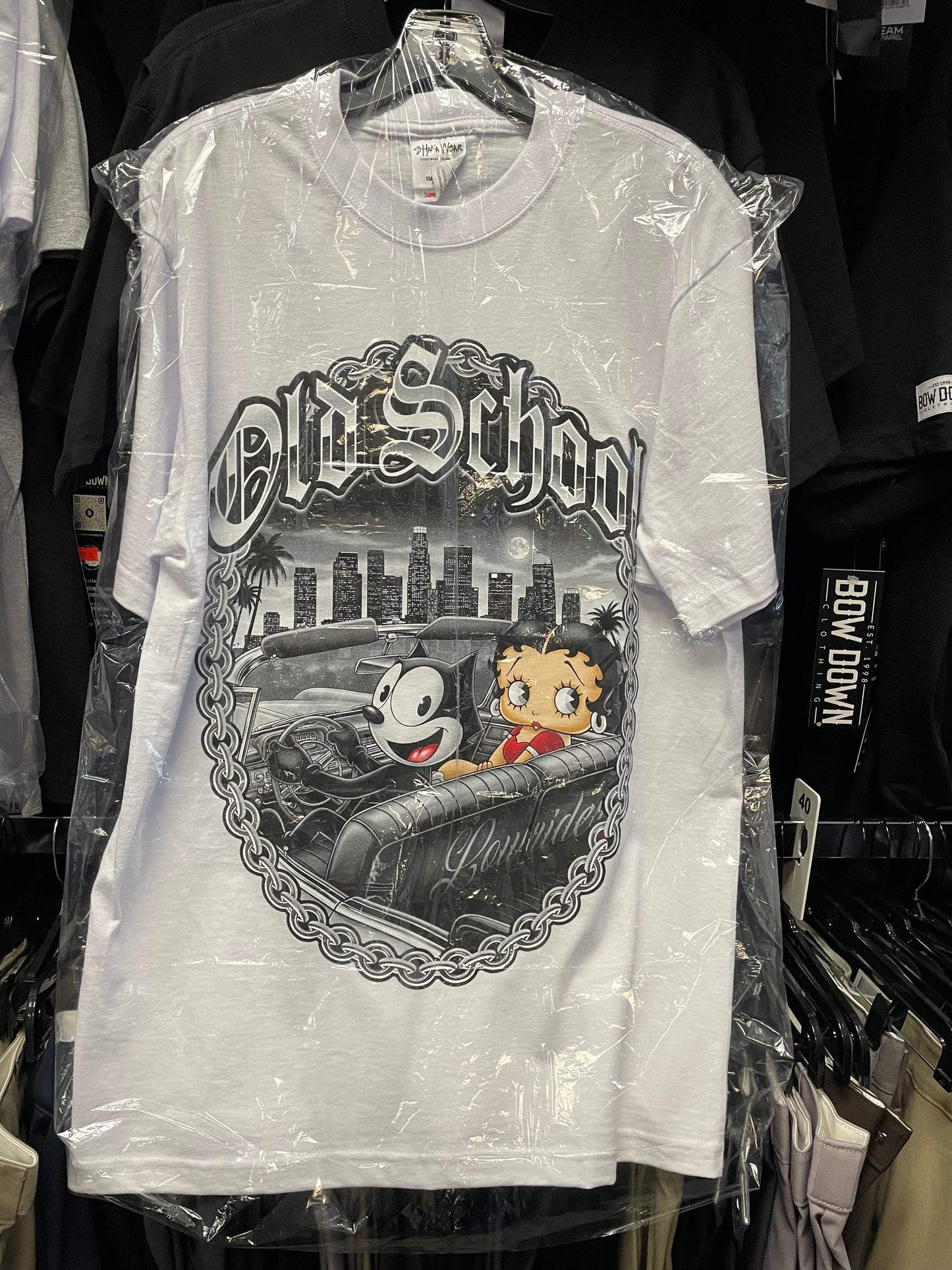 Old School Classic Tee White