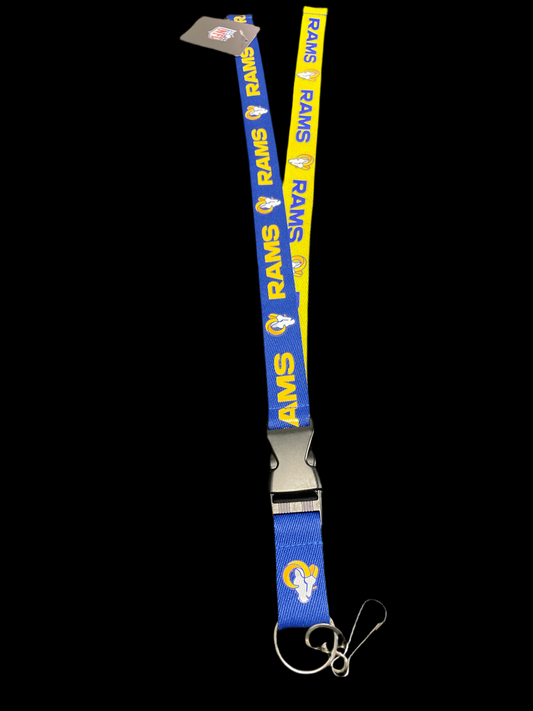 BLUE&YELLOW RAMS LANYARD
