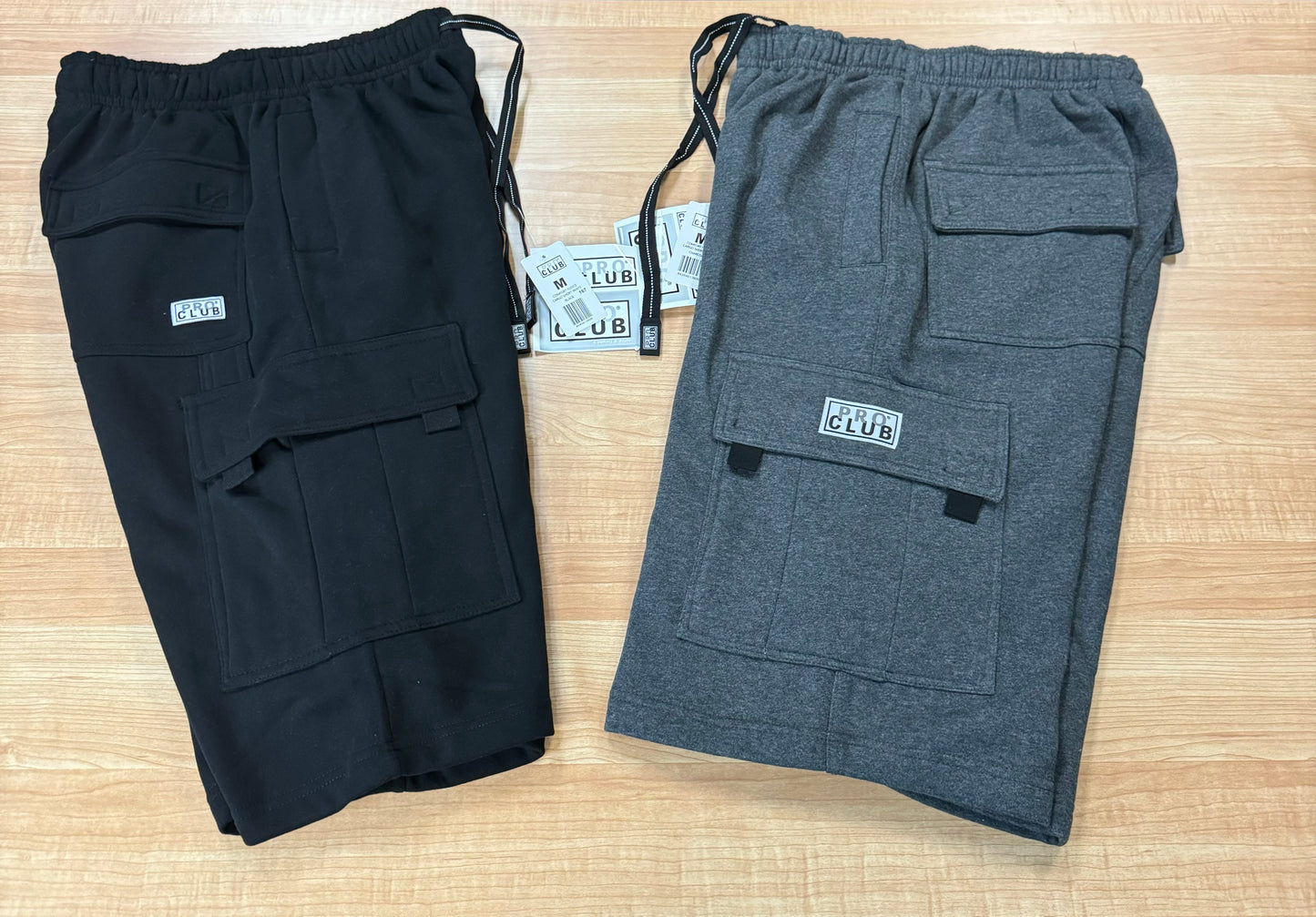 Pro Club Men's Fleece Cargo Shorts