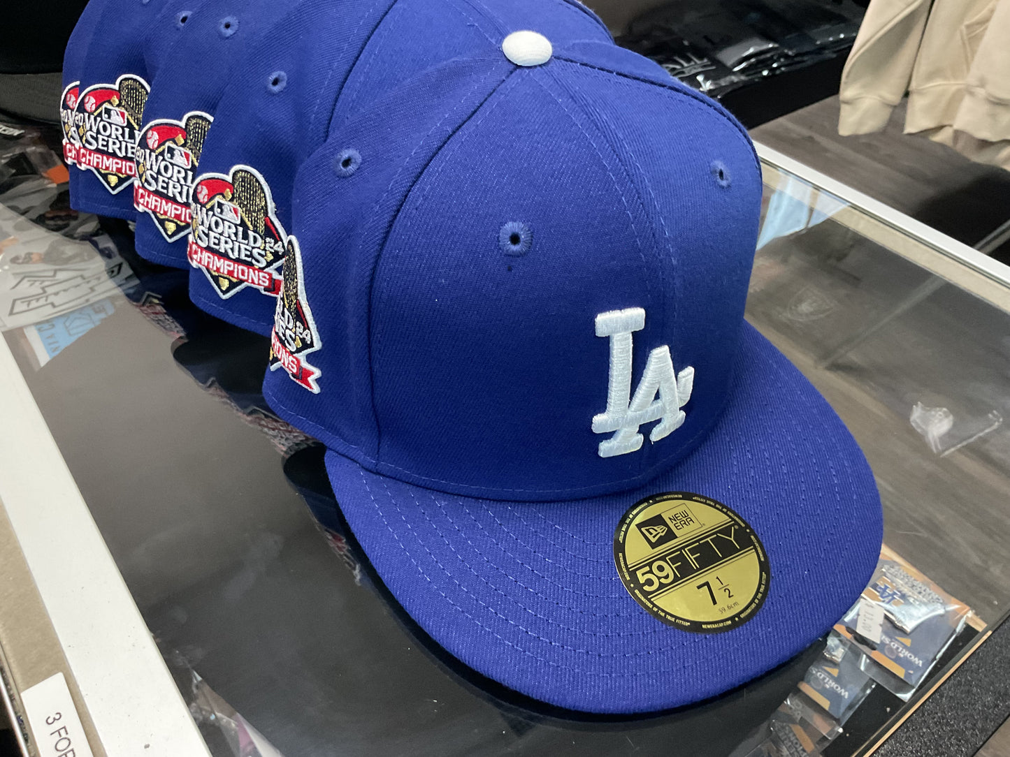NEW ERA WORLD SERIES CHAMPIONS 2024 DODGER BLUE || FITTED HAT