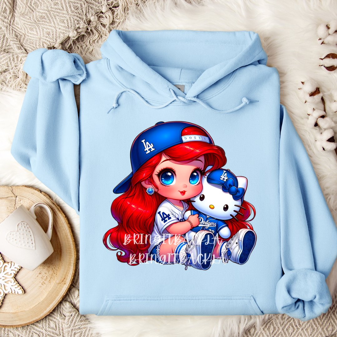 MERMAID  & HK LA  CREWNECK AND HOODIE