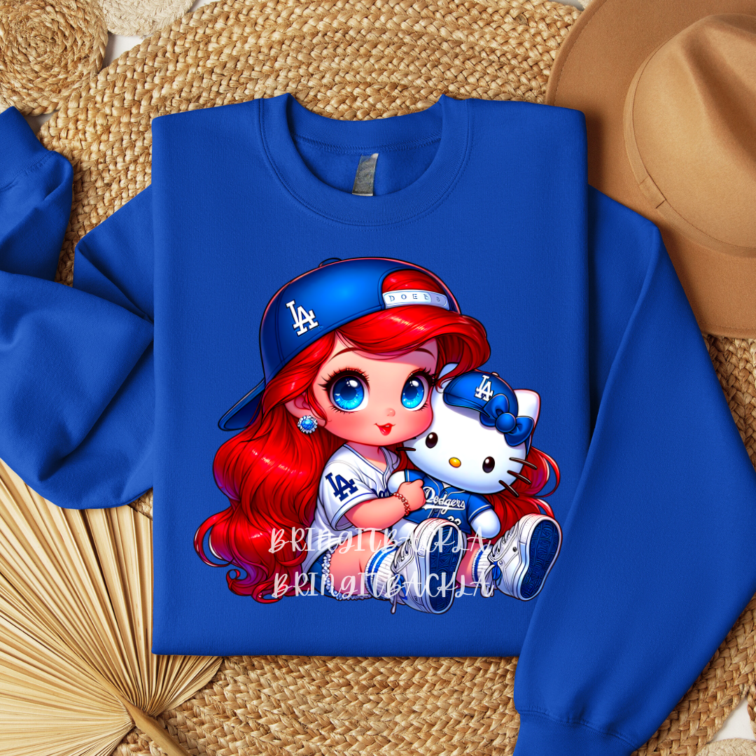 MERMAID  & HK LA  CREWNECK AND HOODIE