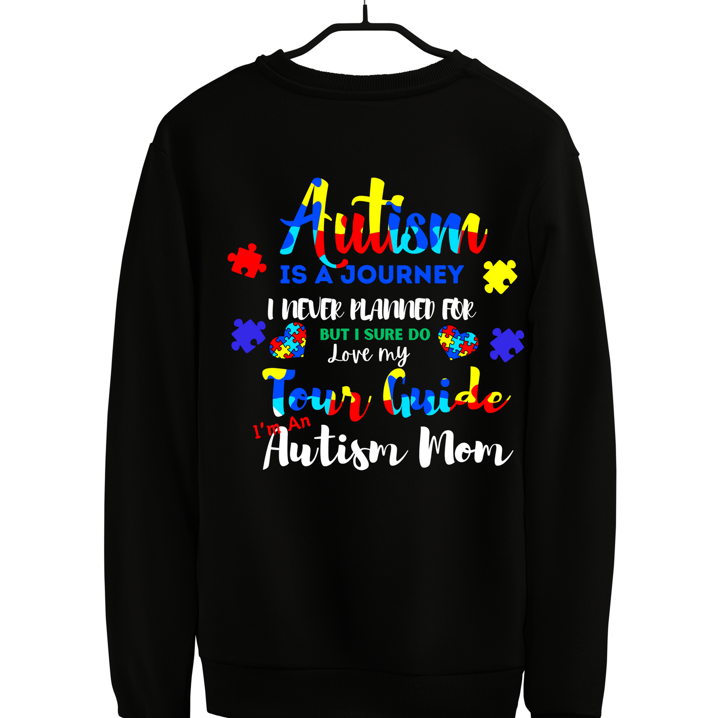 AUTISM IS A JOURNEY CREWNECK