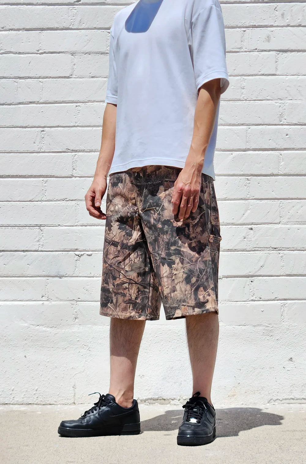Hunting Camo Carpenter Shorts Loose fit Neu blue
