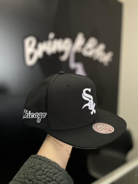 MLB Evergreen Black White Snapback White Sox | Mitchell & Ness