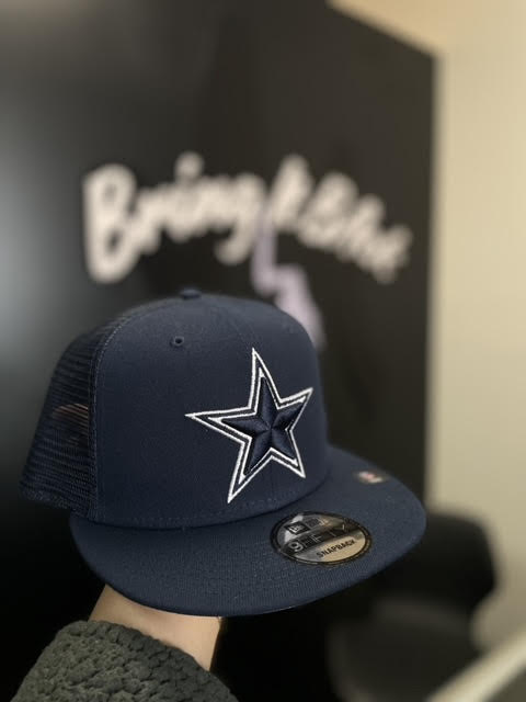 NAVY BLUE COWBOYS STAR SNAPBACK